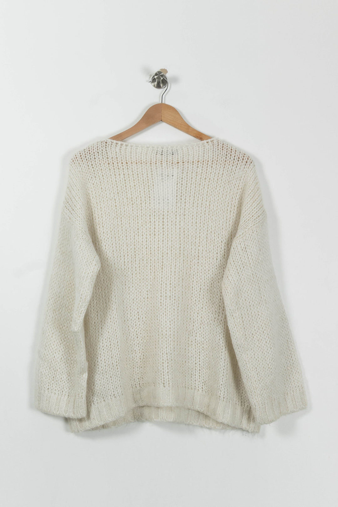 Pull Blanc - Taille M/38 de la marque Gerard Darel | PARAD94826 - Vendu par Paradigme - Image 4