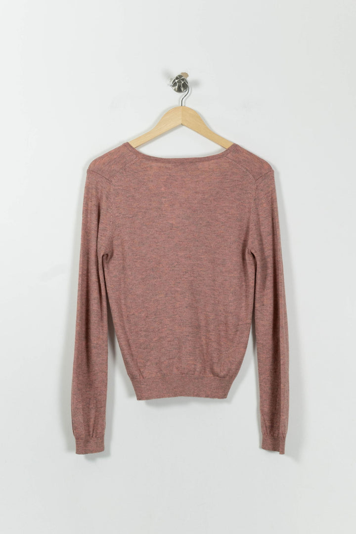 Pull Rose - Taille S/36 de la marque Paul & Joe Sister | PARAD94832 - Vendu par Paradigme - Image 4