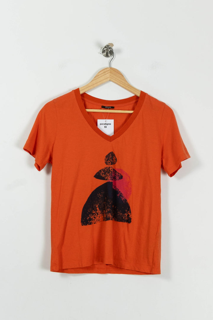 Tee-shirt Orange - Taille S/36 de la marque One Step | PARAD94837 - Vendu par Paradigme - Image 2