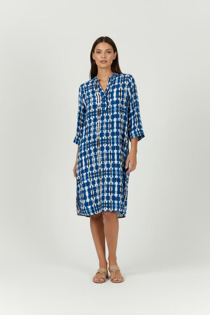 Robe Bleue et Blanche - Taille S/36 de la marque La Fée Maraboutée | PARAD94841 - Vendu par Paradigme - Image 1