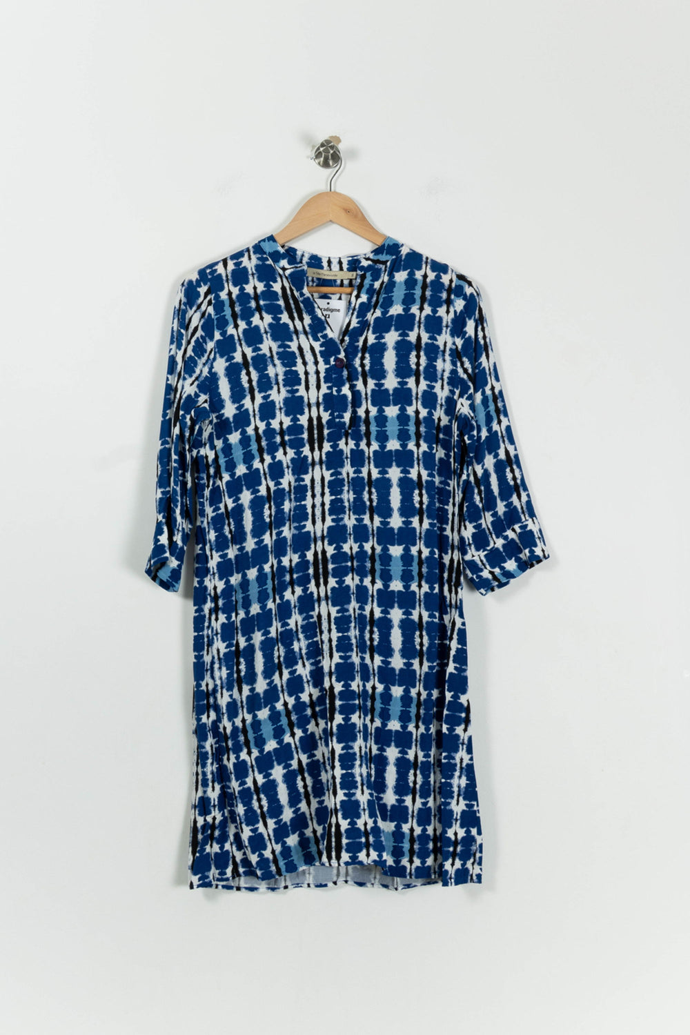 Robe Bleue et Blanche - Taille S/36 de la marque La Fée Maraboutée | PARAD94841 - Vendu par Paradigme - Image 2