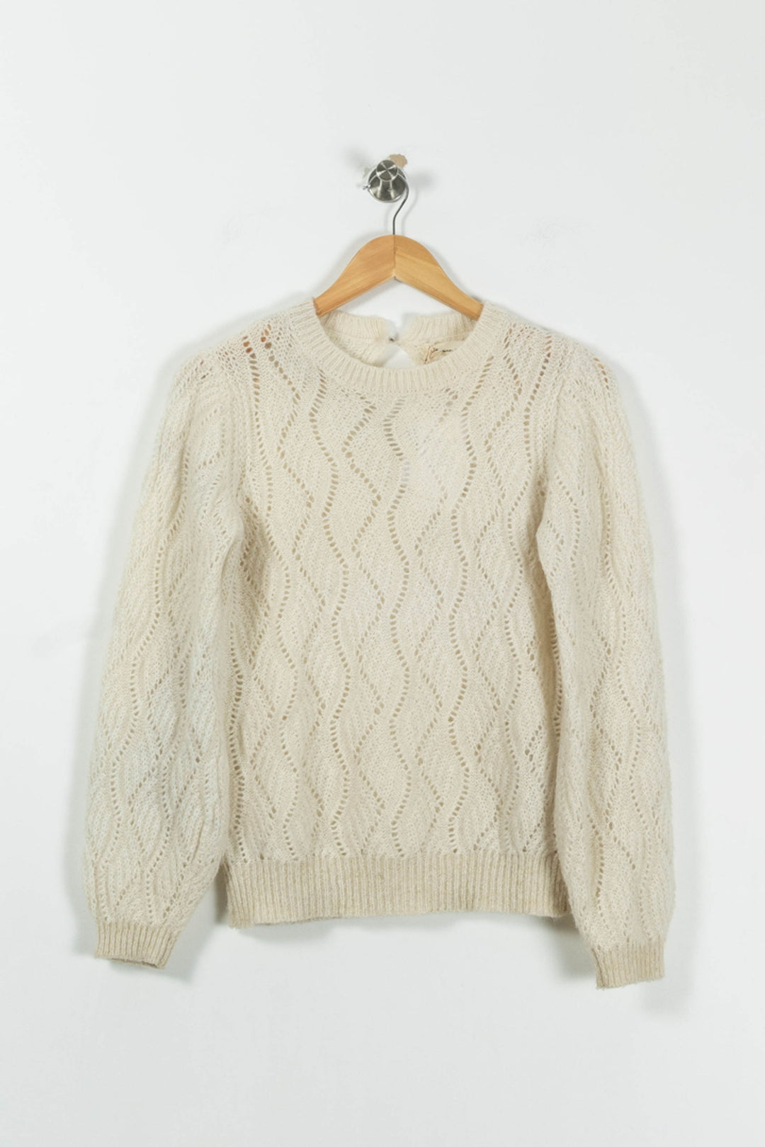 Pull Blanc - Taille S/36 de la marque Maison 123 | PARAD94850 - Vendu par Paradigme - Image 2