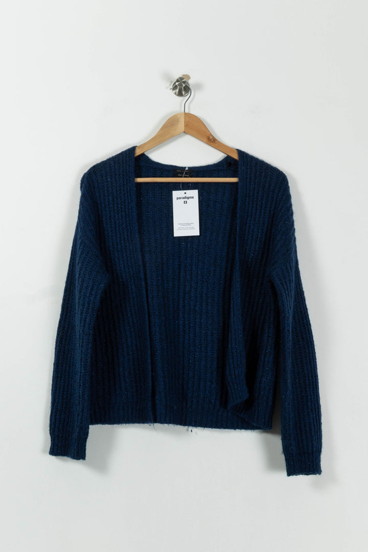 Cardigan Bleu - Taille S/36 de la marque IKKS | PARAD94854 - Vendu par Paradigme - Image 2