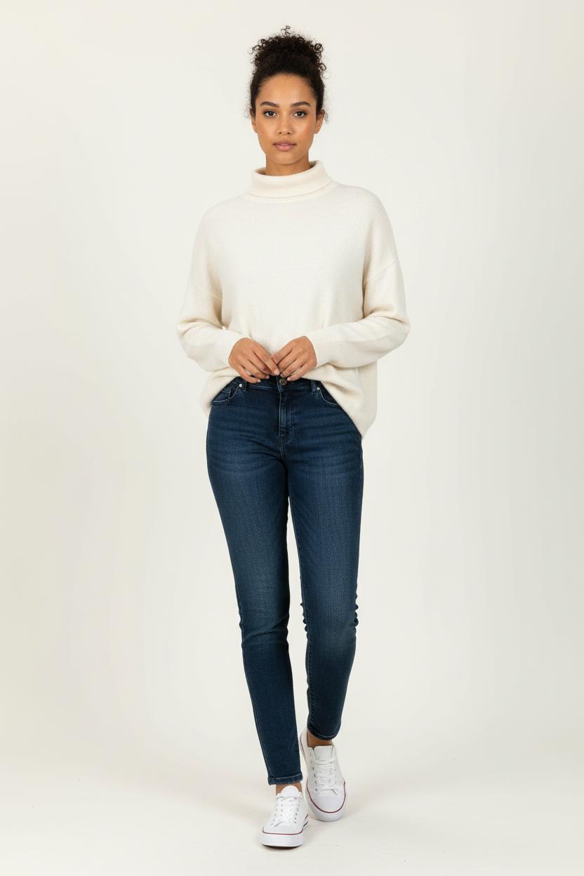 Jean Skinny Bleu - Taille L/40 de la marque IKKS | PARAD94860 - Vendu par Paradigme - Image 1