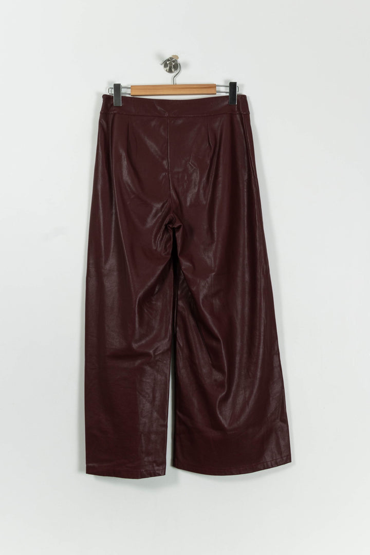Pantalon Large Bordeaux - Taille M/38 de la marque Imprevu | PARAD94861 - Vendu par Paradigme - Image 4