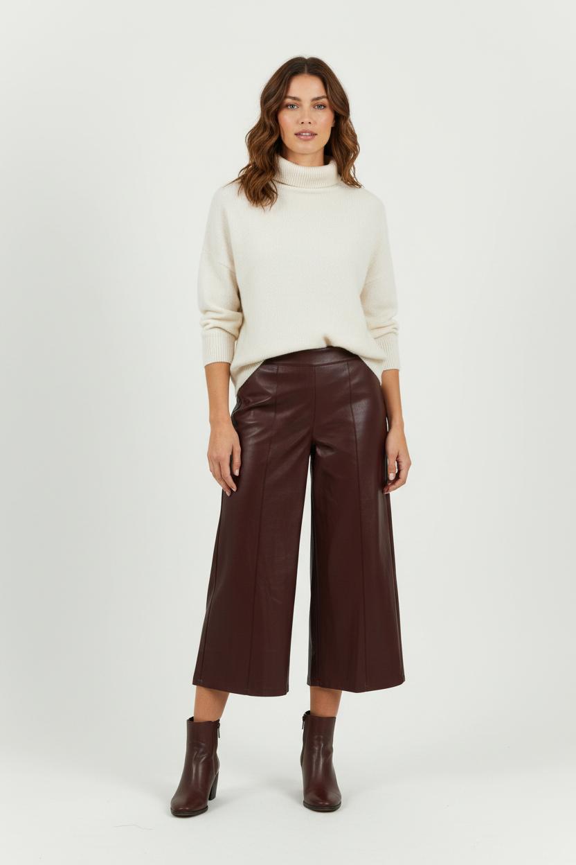 Pantalon Large Bordeaux - Taille M/38 de la marque Imprevu | PARAD94861 - Vendu par Paradigme - Image 1