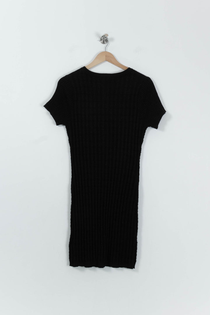 Robe Pull Noire - Taille S/36 de la marque Pablo | PARAD94864 - Vendu par Paradigme - Image 4