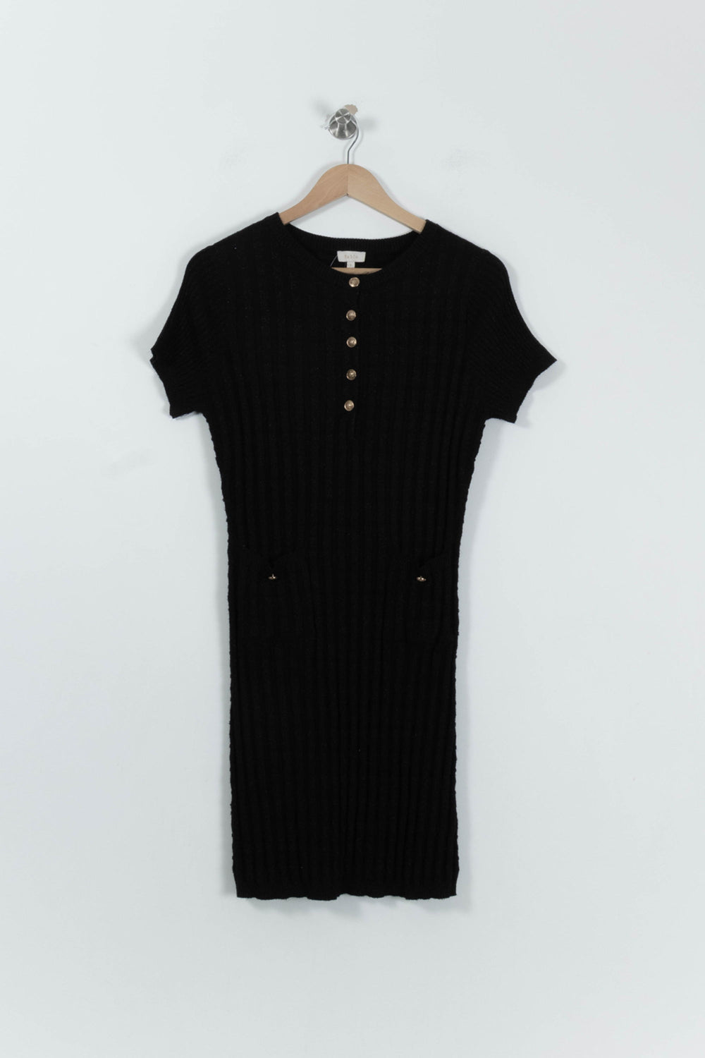 Robe Pull Noire - Taille S/36 de la marque Pablo | PARAD94864 - Vendu par Paradigme - Image 2