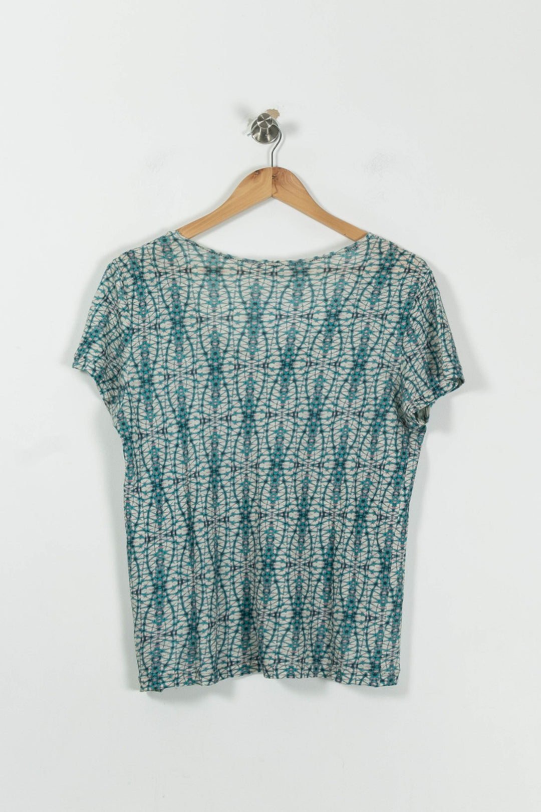 T-shirt Vert et Blanc - Taille S/36 de la marque IKKS | PARAD94870 - Vendu par Paradigme - Image 4