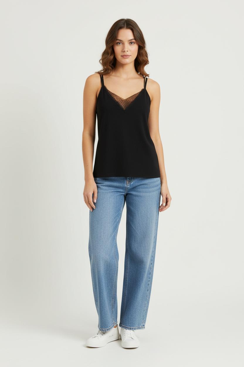 Débardeur Noir - Taille S/36 de la marque I.Code | PARAD94880 - Vendu par Paradigme - Image 1