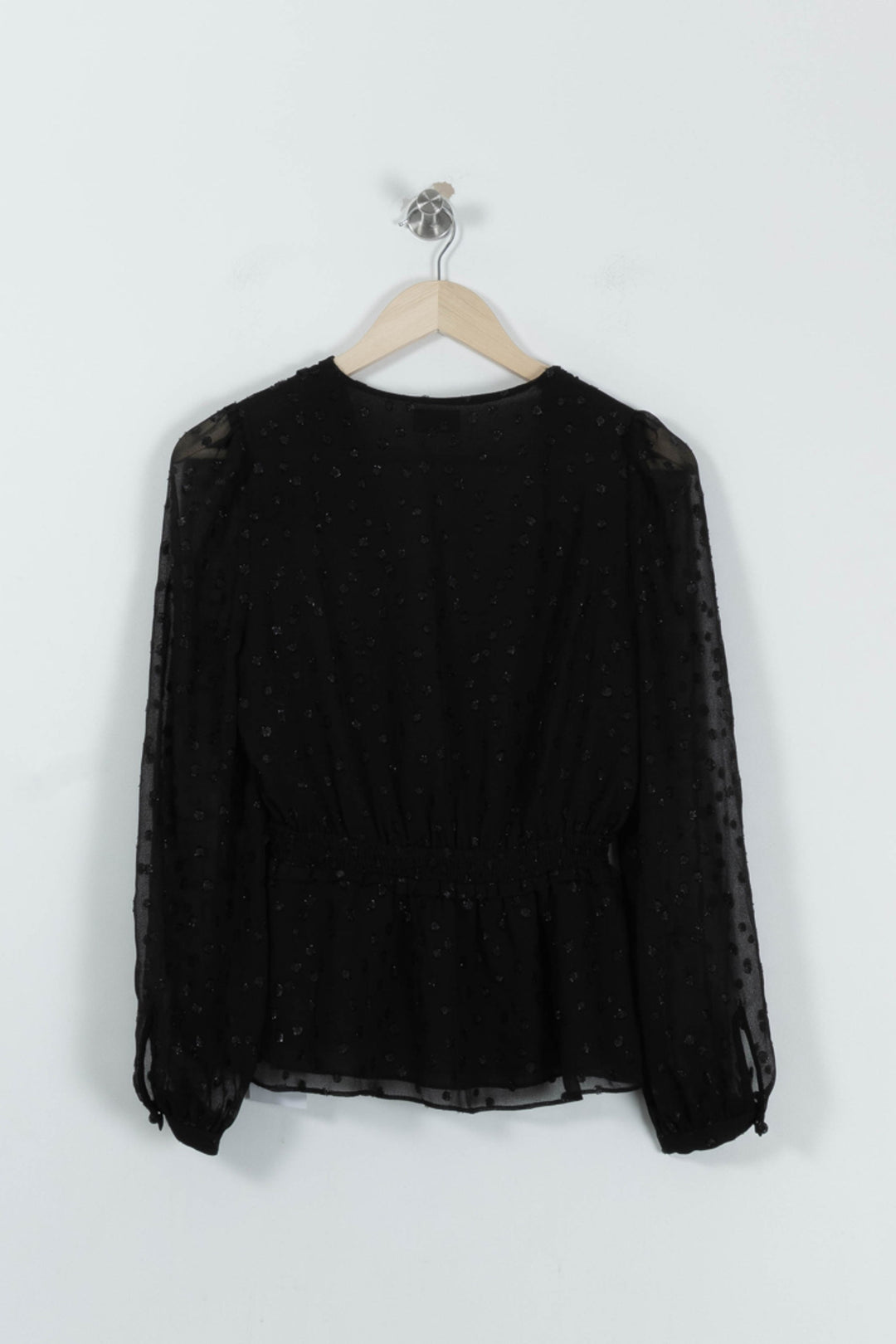 Blouse Noire - Taille S/36 de la marque The Kooples | PARAD94885 - Vendu par Paradigme - Image 4