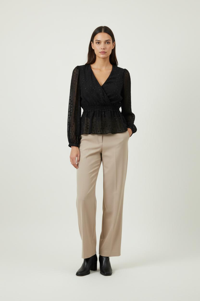 Blouse Noire - Taille S/36 de la marque The Kooples | PARAD94885 - Vendu par Paradigme - Image 1