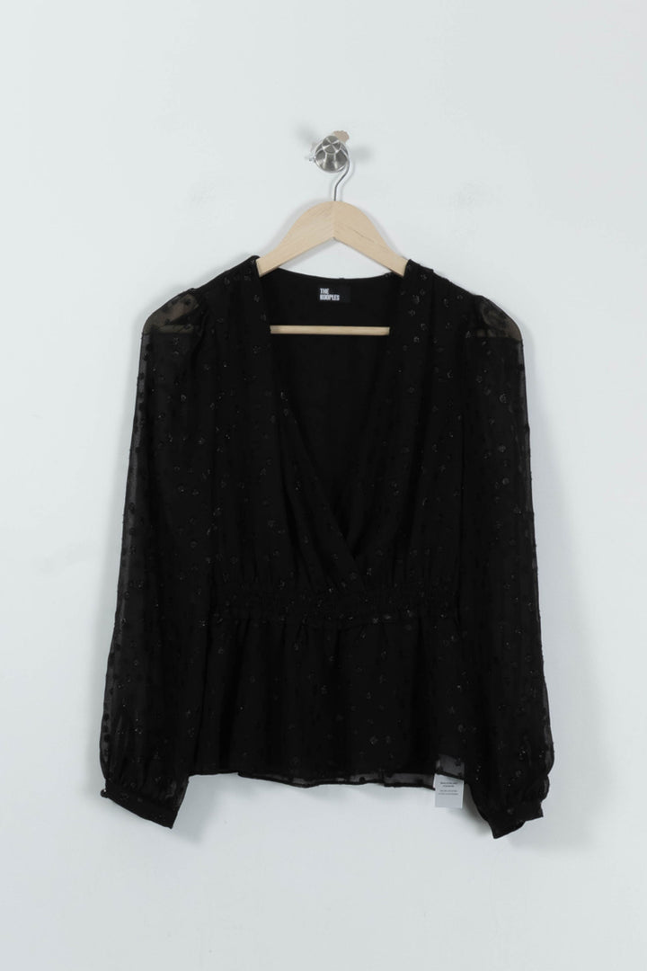 Blouse Noire - Taille S/36 de la marque The Kooples | PARAD94885 - Vendu par Paradigme - Image 2