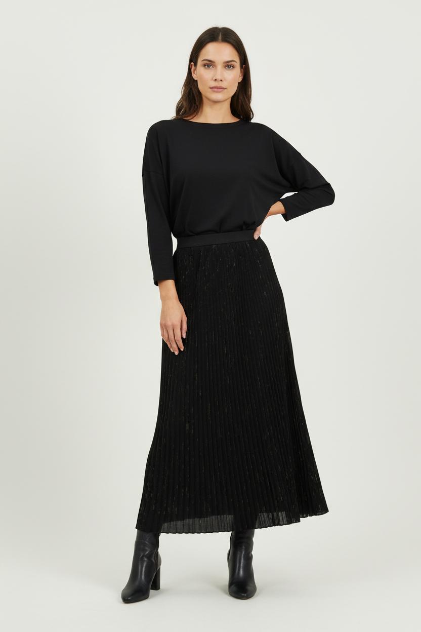 Jupe Longue Noire - Taille XS/34 de la marque IKKS | PARAD94886 - Vendu par Paradigme - Image 1