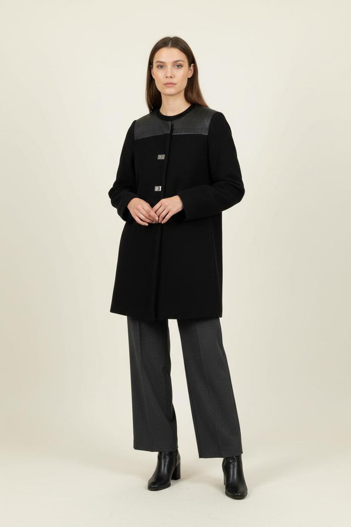 Manteau Noir - Taille S/36 de la marque Sandro | PARAD94890 - Vendu par Paradigme - Image 1