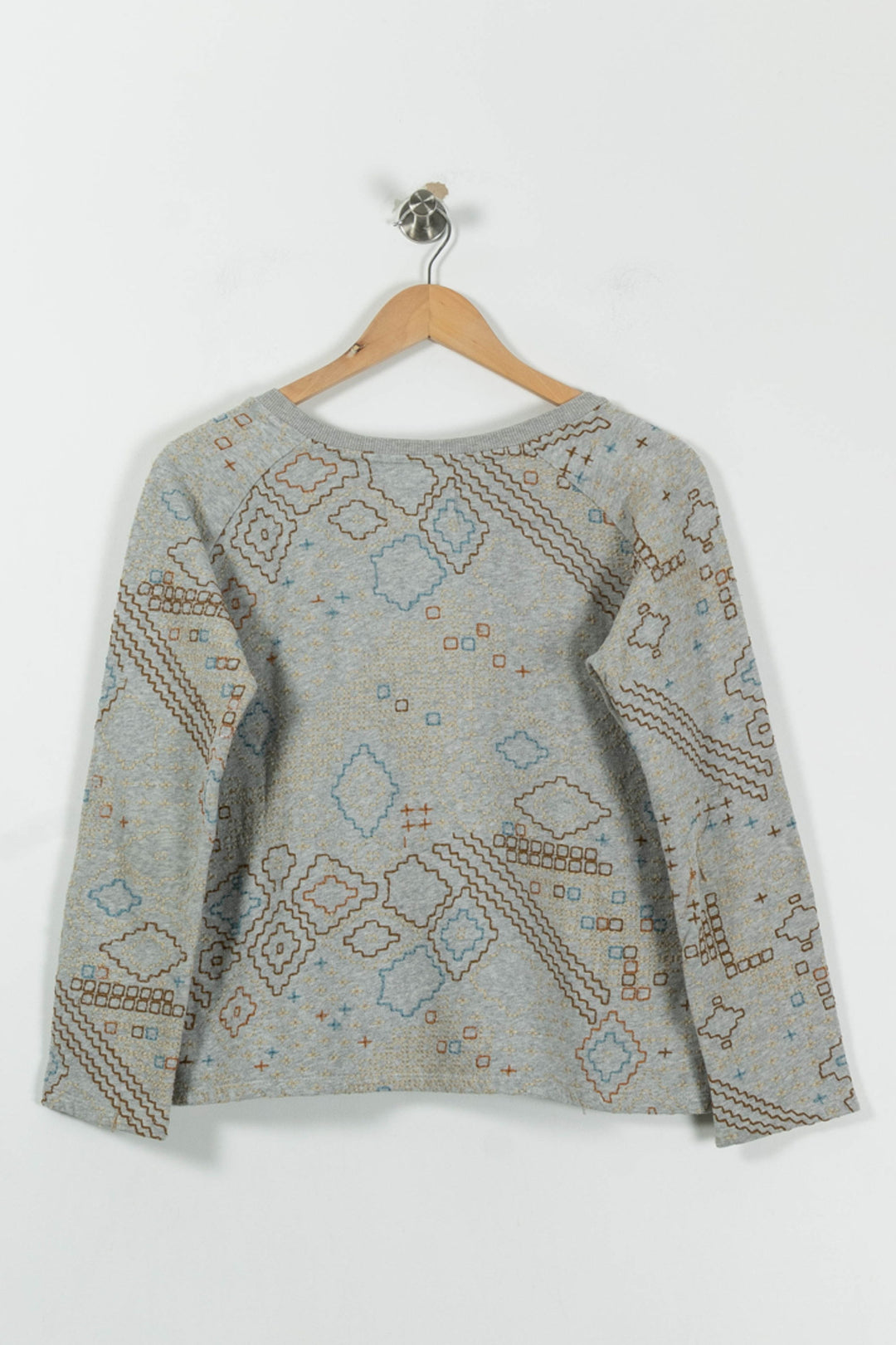 Sweat Gris et Bleu - Taille S/36 de la marque Léon & Harper | PARAD94893 - Vendu par Paradigme - Image 4