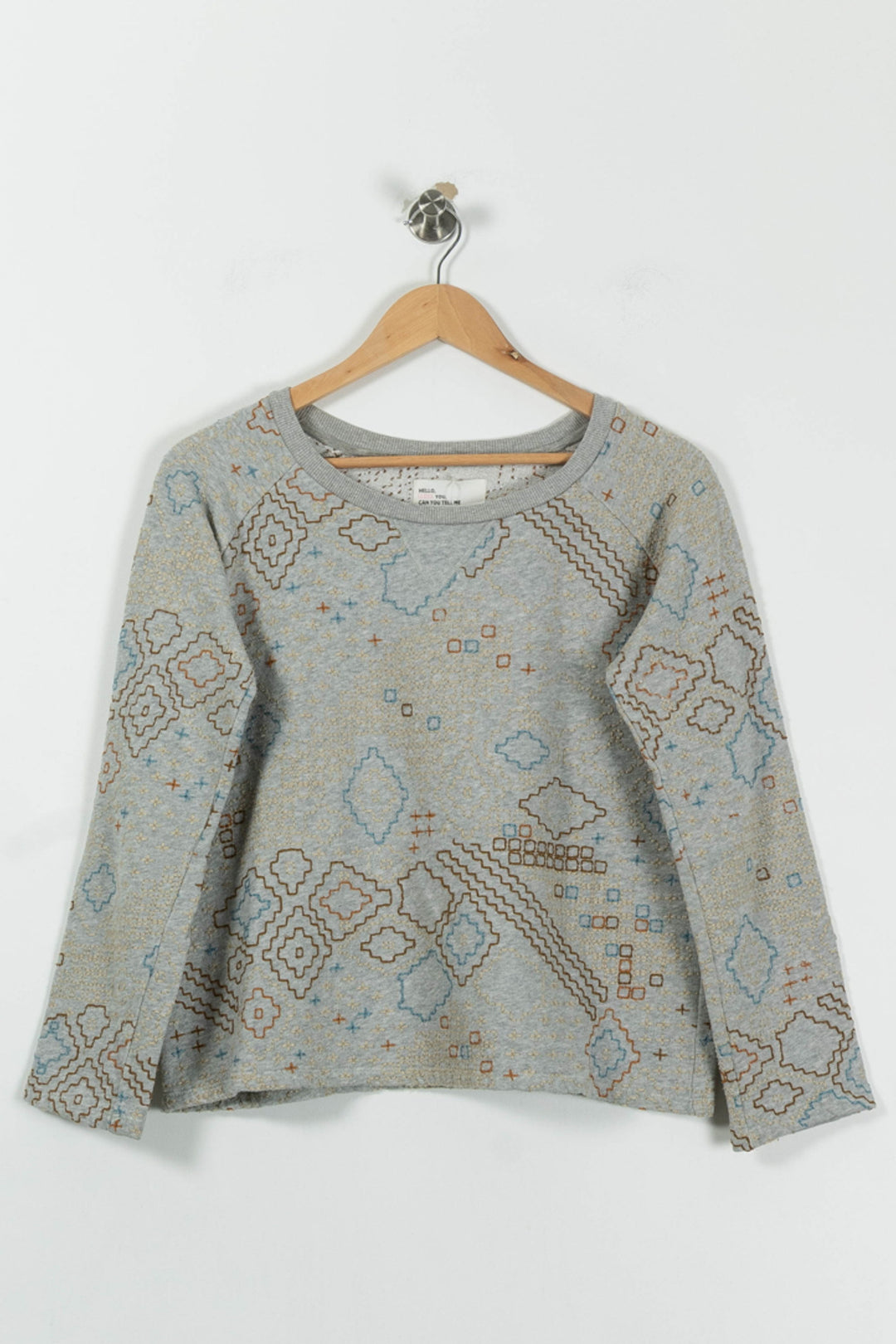 Sweat Gris et Bleu - Taille S/36 de la marque Léon & Harper | PARAD94893 - Vendu par Paradigme - Image 2