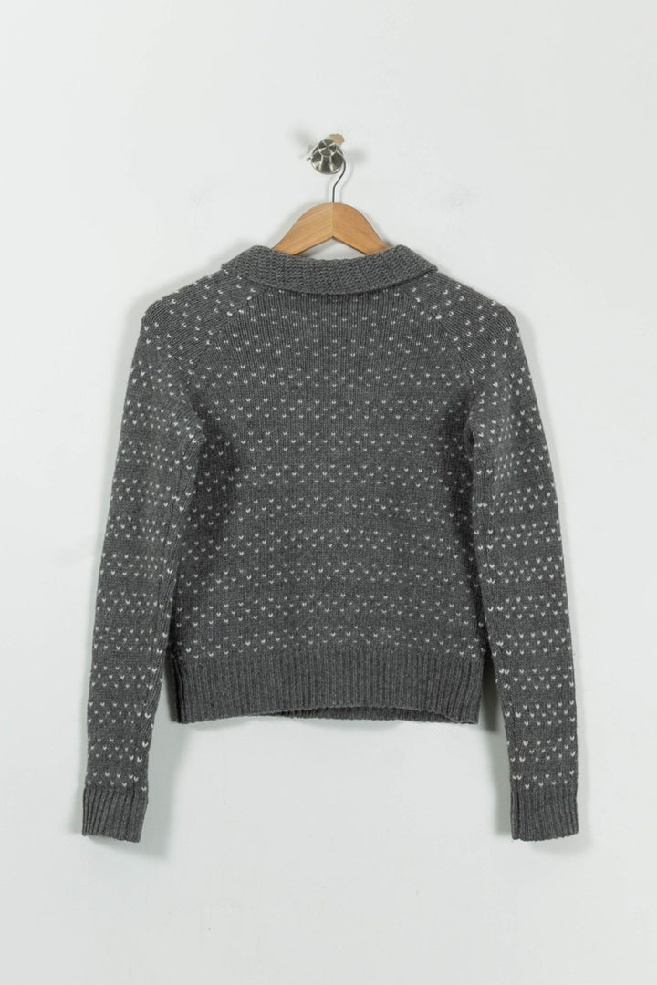 Pull Col Claudine Gris - Taille S/36 de la marque Manoush | PARAD94896 - Vendu par Paradigme - Image 4