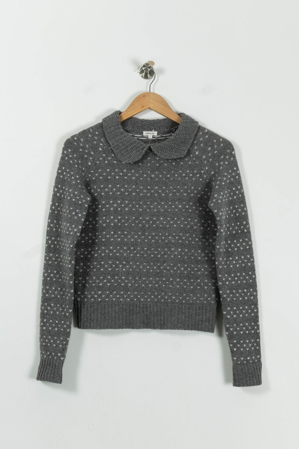 Pull Col Claudine Gris - Taille S/36 de la marque Manoush | PARAD94896 - Vendu par Paradigme - Image 2