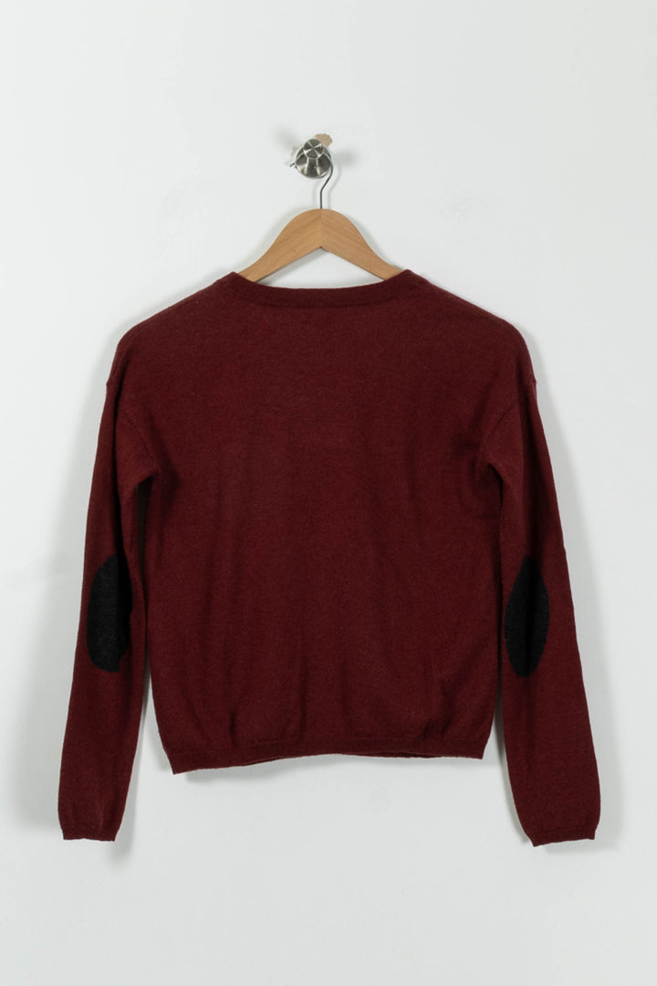 Cardigan Bordeaux - Taille M/38 de la marque Des petits hauts | PARAD94899 - Vendu par Paradigme - Image 4