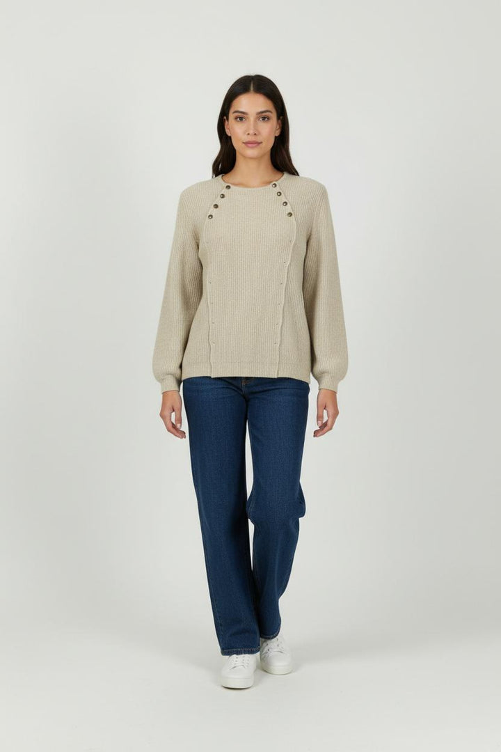 Pull Beige - Taille S/36 de la marque Karl Marc John | PARAD94900 - Vendu par Paradigme - Image 1