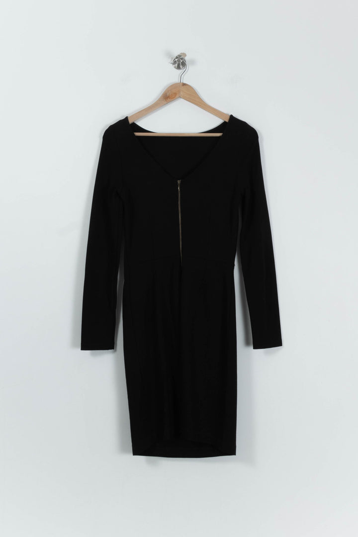 Robe Midi Noire - Taille XS/34 de la marque IKKS | PARAD94902 - Vendu par Paradigme - Image 4