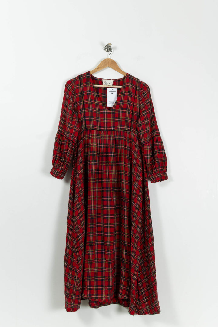 Robe Longue Rouge et Noire - Taille S/36 de la marque Léon & Harper | PARAD94911 - Vendu par Paradigme - Image 2