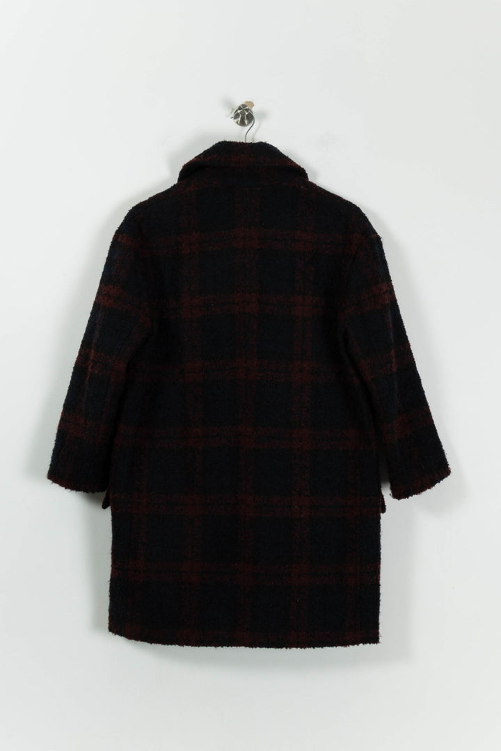 Manteau Long Bordeaux et Noir - Taille S/36 de la marque Manoush | PARAD94912 - Vendu par Paradigme - Image 4