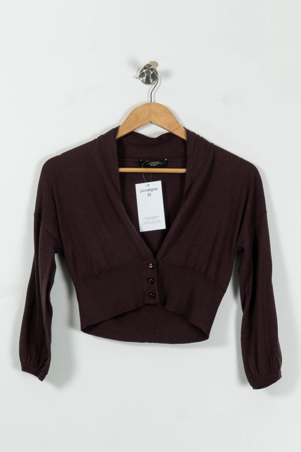 Cardigan Violet - Taille S/36 de la marque Weekend Max Mara | PARAD94914 - Vendu par Paradigme - Image 2