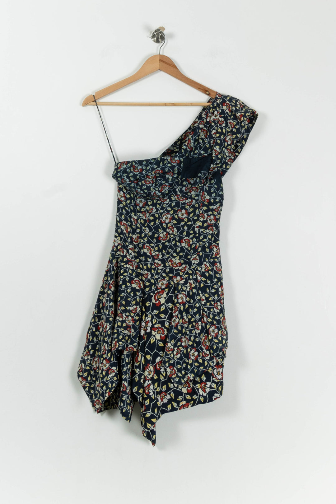 Robe Asymétrique Bleu et Rouge - Taille S/36 de la marque Isabel Marant | PARAD94917 - Vendu par Paradigme - Image 2