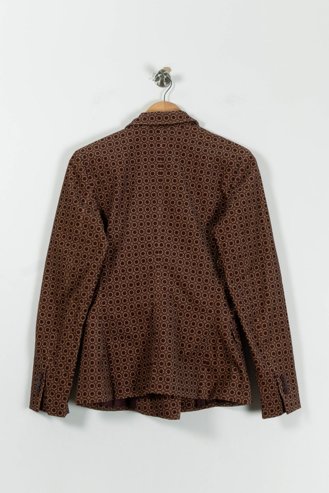 Blazer Bordeaux et Marron - Taille S/36 de la marque Agnès b. | PARAD94926 - Vendu par Paradigme - Image 4