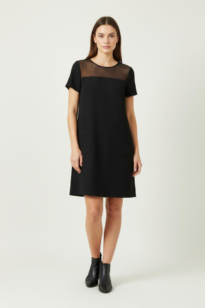 Robe Droite Noire - Taille S/36 de la marque Comptoir des Cotonniers | PARAD94932 - Vendu par Paradigme - Image 1