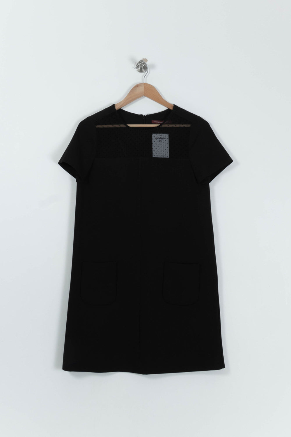 Robe Droite Noire - Taille S/36 de la marque Comptoir des Cotonniers | PARAD94932 - Vendu par Paradigme - Image 2