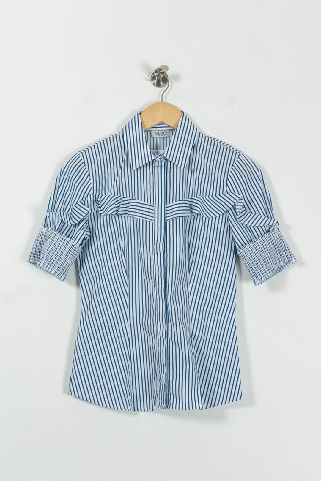 Chemise Rayée Bleue et Blanche - Taille S/36 de la marque Liu Jo | PARAD94939 - Vendu par Paradigme - Image 2