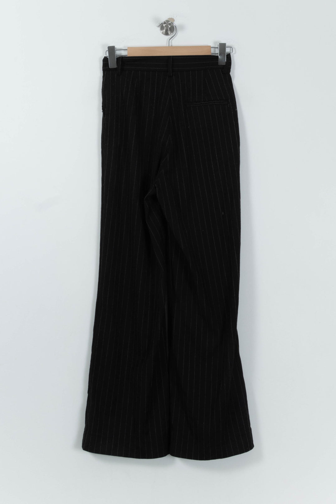 Pantalon Noir à Rayures - Taille M/38 de la marque Laura Laval | PARAD9494 - Vendu par Paradigme - Image 4