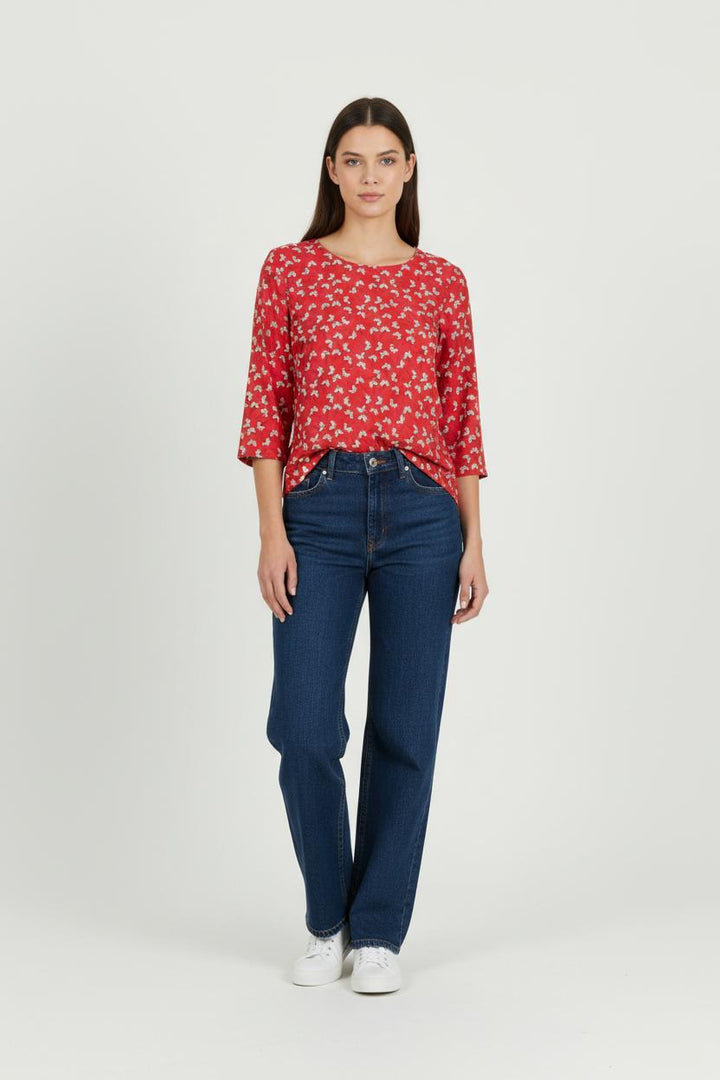 Blouse Rouge et Blanche - Taille S/36 de la marque Liu Jo | PARAD94940 - Vendu par Paradigme - Image 1