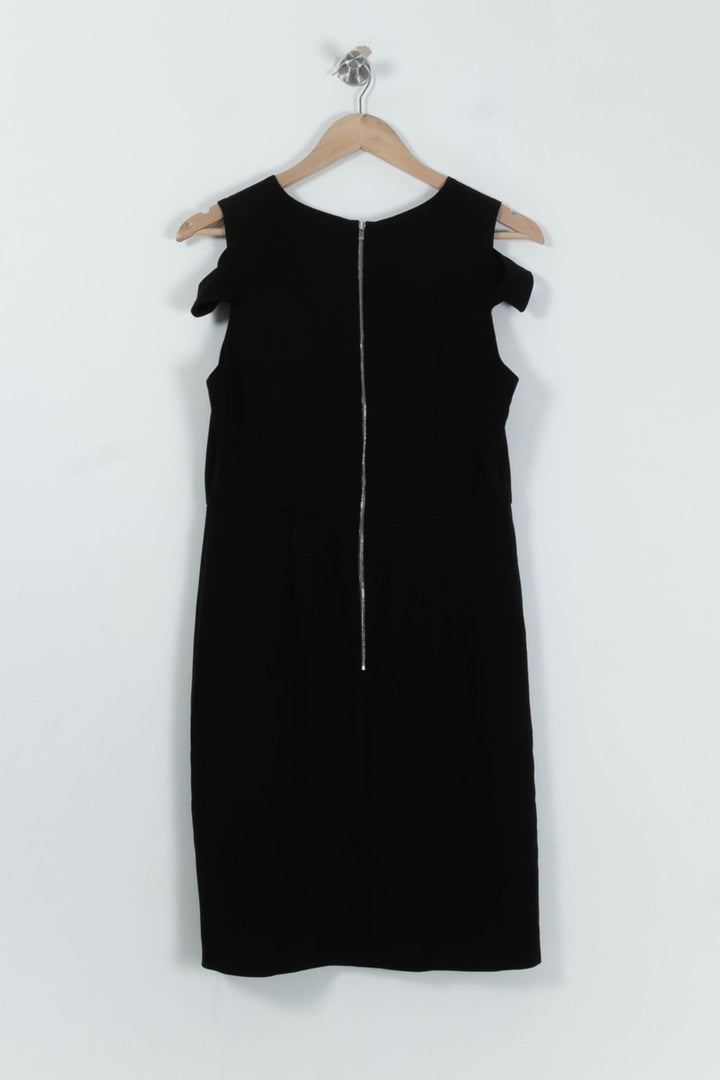 Robe Midi Noire - Taille L/40 de la marque Claudie Pierlot | PARAD94949 - Vendu par Paradigme - Image 4