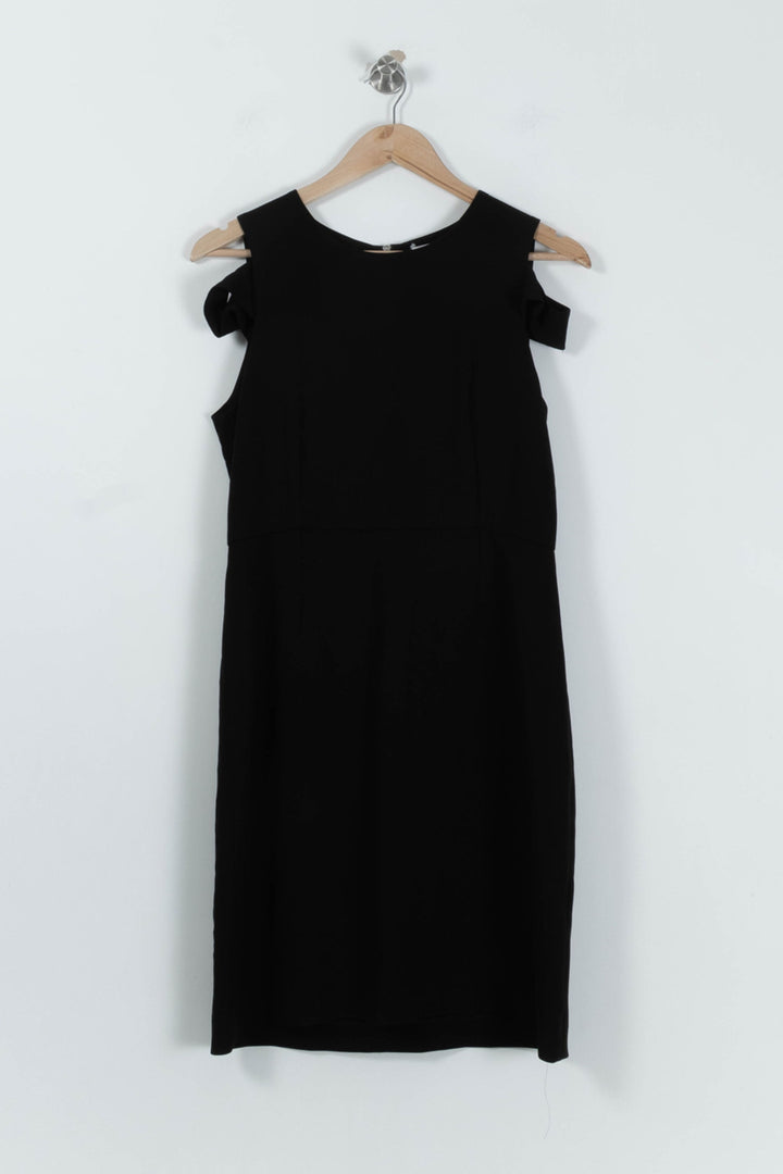 Robe Midi Noire - Taille L/40 de la marque Claudie Pierlot | PARAD94949 - Vendu par Paradigme - Image 2