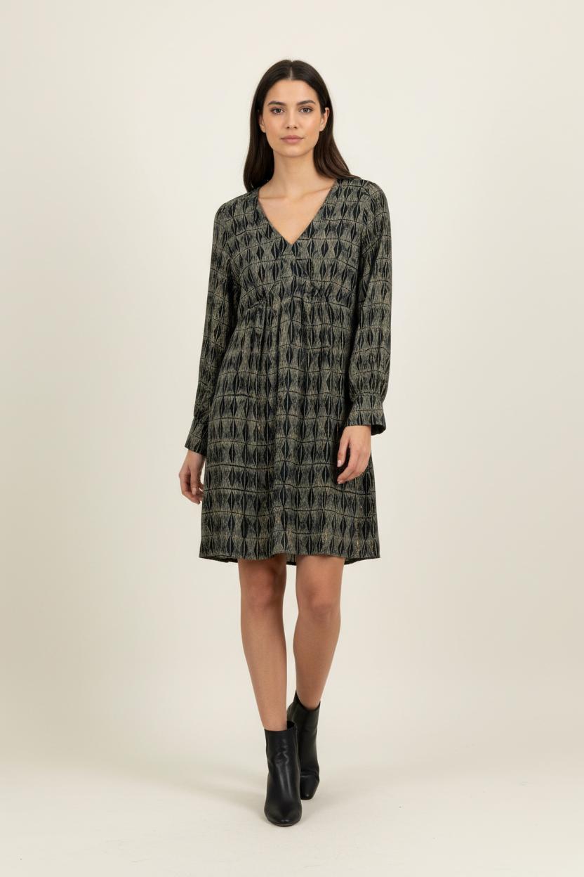 Robe Courte Noire et Or - Taille L/40 de la marque Maison 123 | PARAD94951 - Vendu par Paradigme - Image 1
