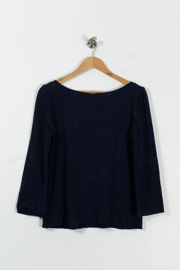 Blouse Bleue - Taille XS/34 de la marque ba&sh | PARAD94952 - Vendu par Paradigme - Image 4