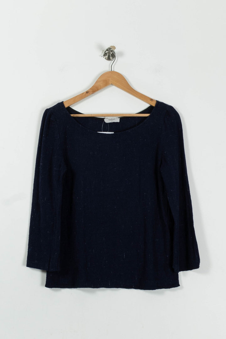 Blouse Bleue - Taille XS/34 de la marque ba&sh | PARAD94952 - Vendu par Paradigme - Image 2