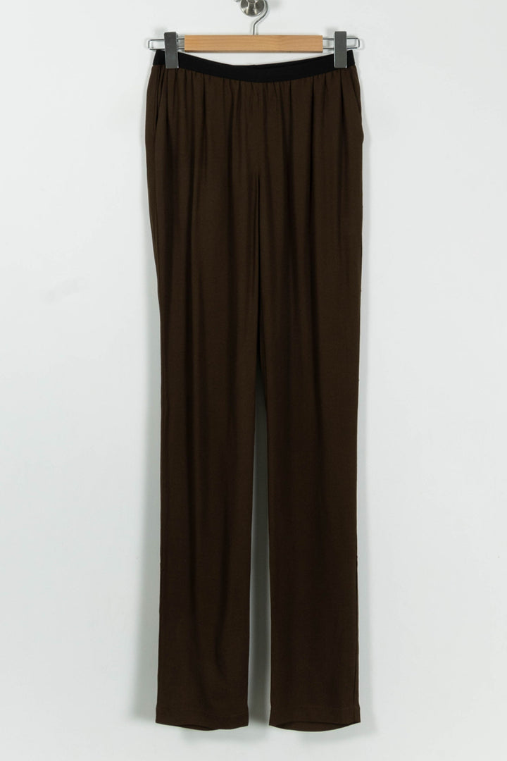 Pantalon Marron - Taille S/36 de la marque American Vintage | PARAD94954 - Vendu par Paradigme - Image 2