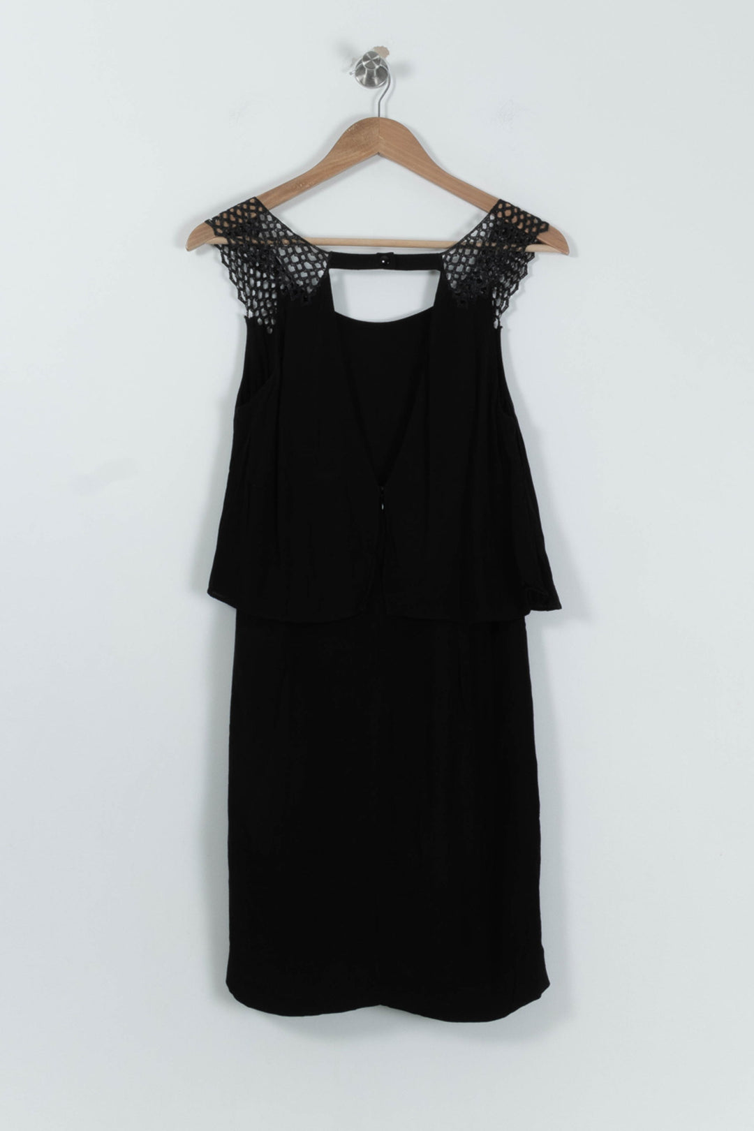 Robe Midi Noire - Taille S/36 de la marque Sandro | PARAD94955 - Vendu par Paradigme - Image 4