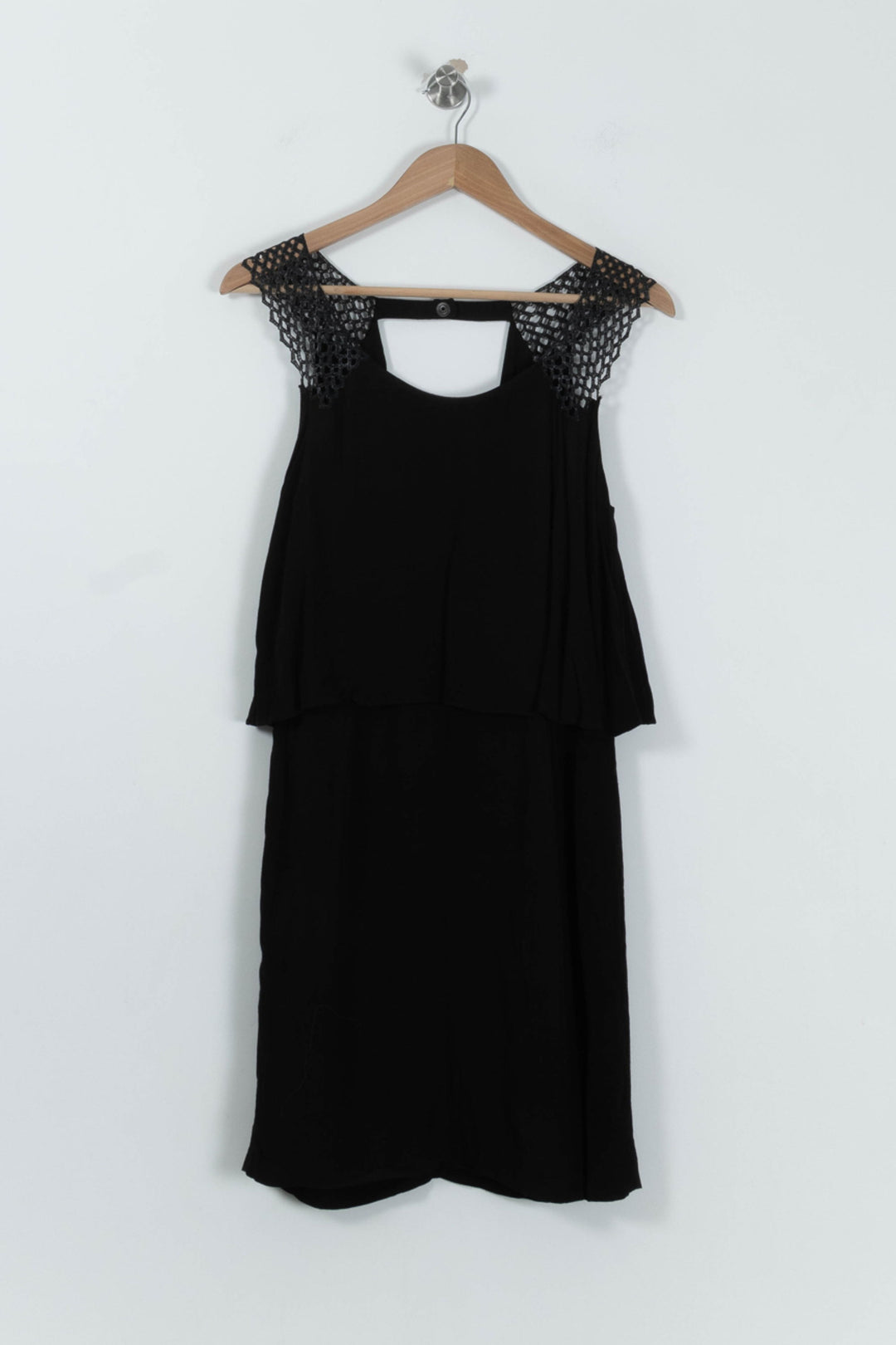 Robe Midi Noire - Taille S/36 de la marque Sandro | PARAD94955 - Vendu par Paradigme - Image 2