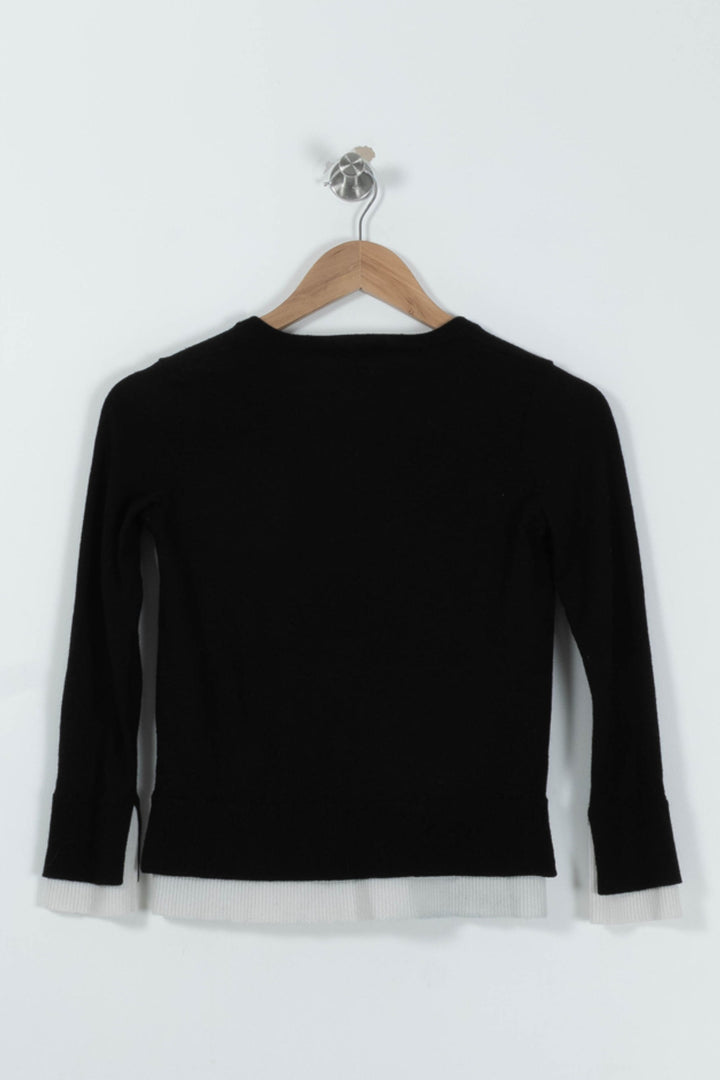 Pull Noir et Blanc - Taille S/36 de la marque Pablo | PARAD94956 - Vendu par Paradigme - Image 4
