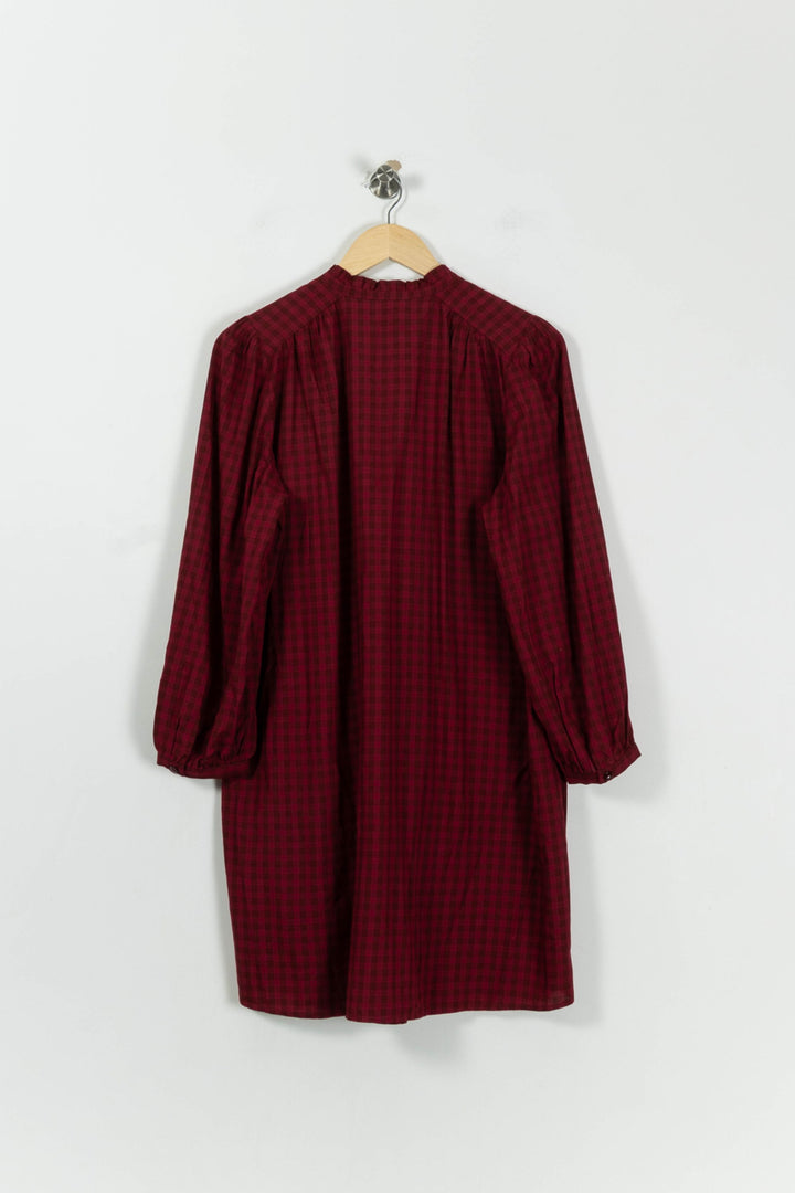 Robe Chemise Bordeaux - Taille M/38 de la marque Des petits hauts | PARAD94958 - Vendu par Paradigme - Image 4