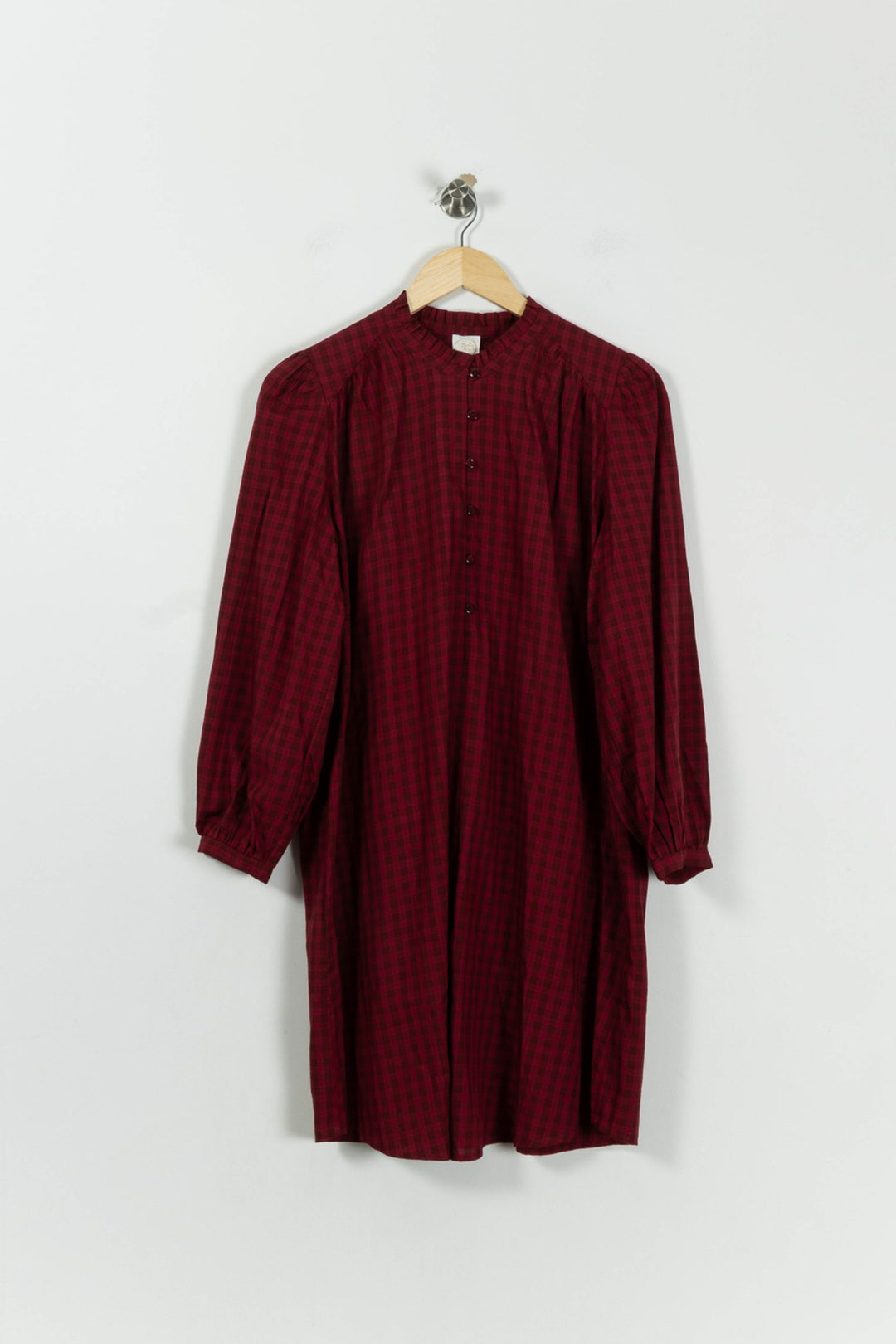 Robe Chemise Bordeaux - Taille M/38 de la marque Des petits hauts | PARAD94958 - Vendu par Paradigme - Image 2