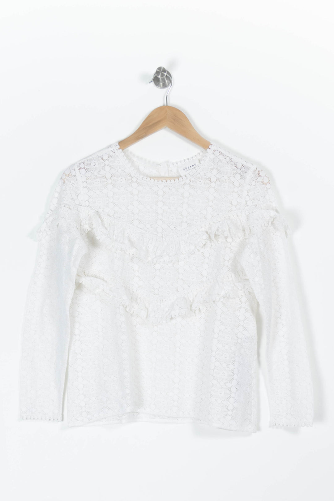Blouse Blanche - Taille S/36 de la marque Sézane | PARAD94965 - Vendu par Paradigme - Image 2