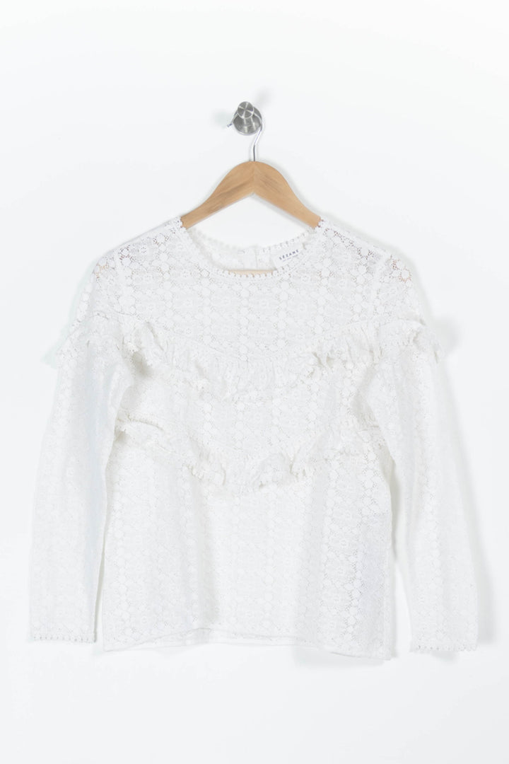 Blouse Blanche - Taille S/36 de la marque Sézane | PARAD94965 - Vendu par Paradigme - Image 2