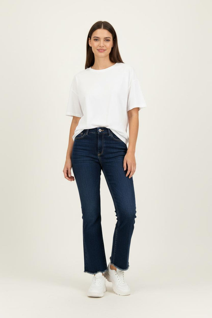 Jean Bleu - Taille S/36 de la marque La Fée Maraboutée | PARAD94967 - Vendu par Paradigme - Image 1
